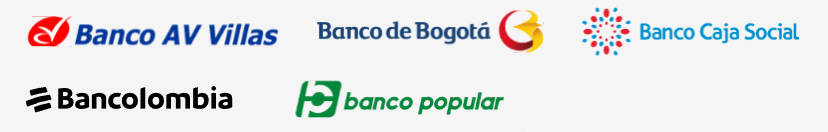 Simbolos de los bancos presentes
